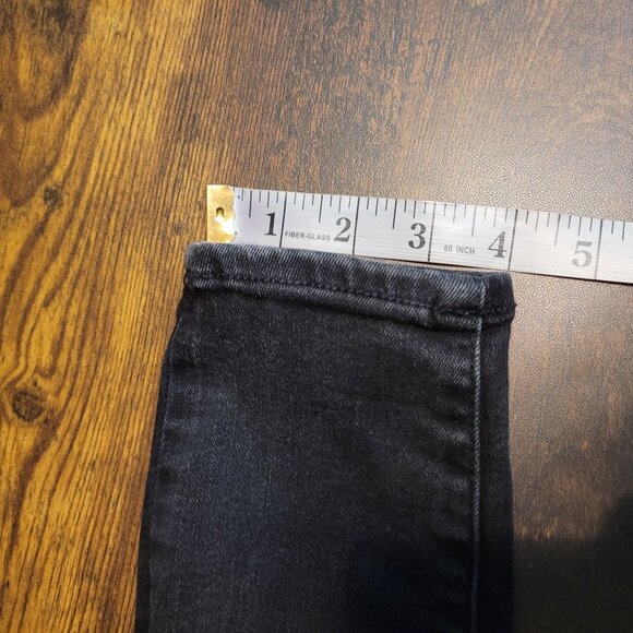 American Eagle Jeans 4 S Jegging Curvy Next Level Stretch Highest Rise Black - Picture 11 of 12